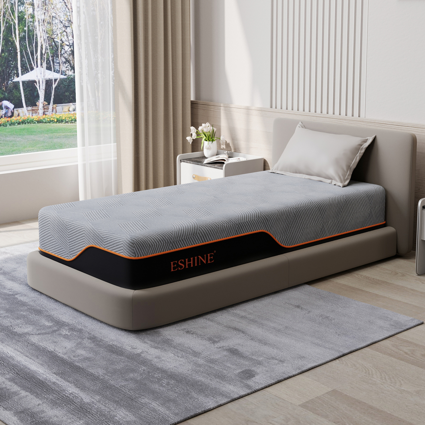 ESHINE 14” LUX Memory Form Mattress-eshinesleep