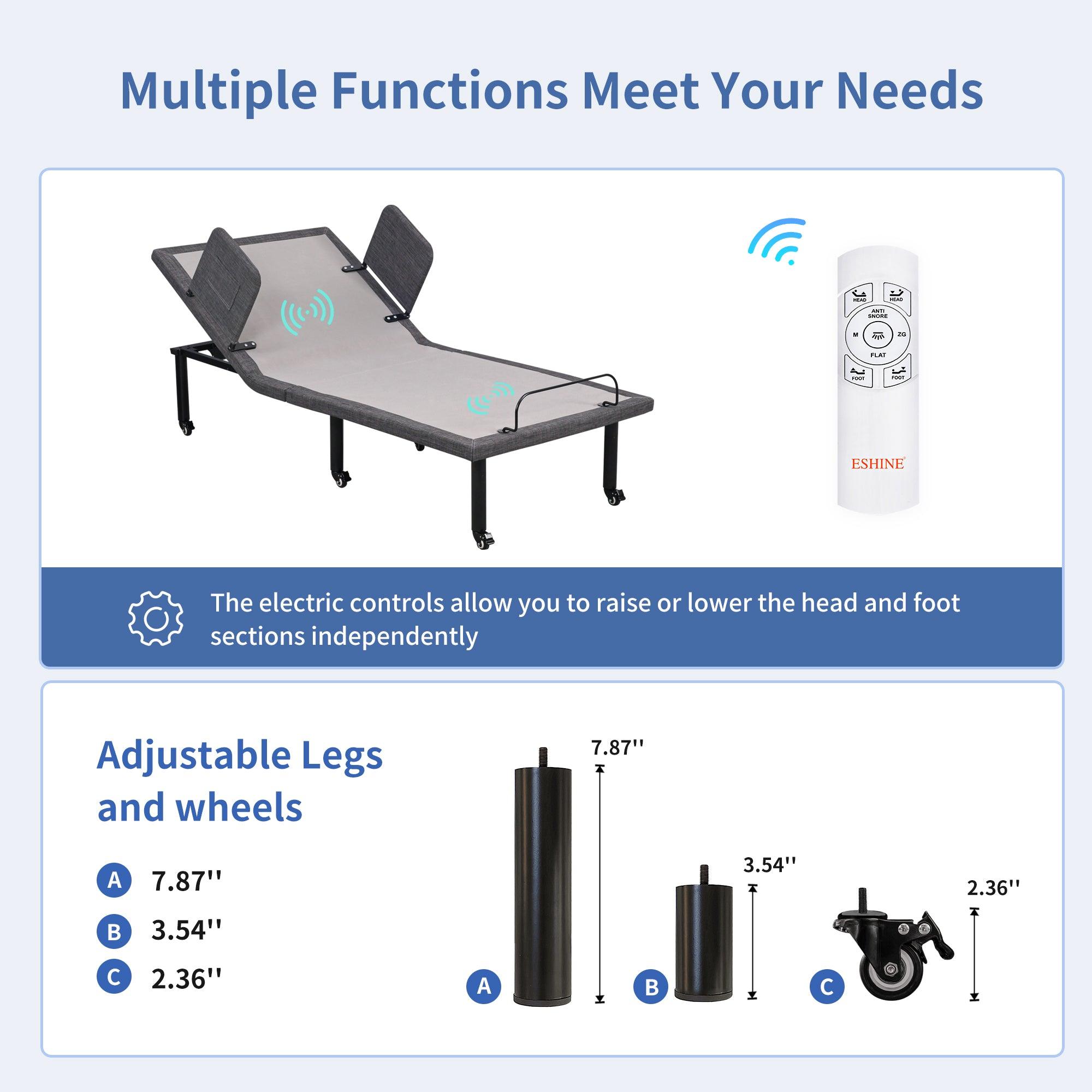 E3101G Electric Hospital Bed Base-eshinesleep