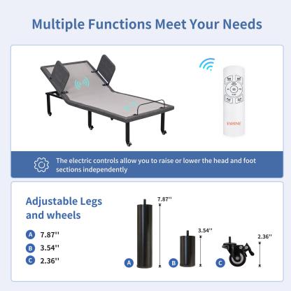 E3101G Electric Hospital Bed Base-eshinesleep