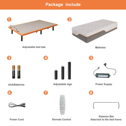 E5000 Luxe Series Hybrid Medium-Plush Bundle