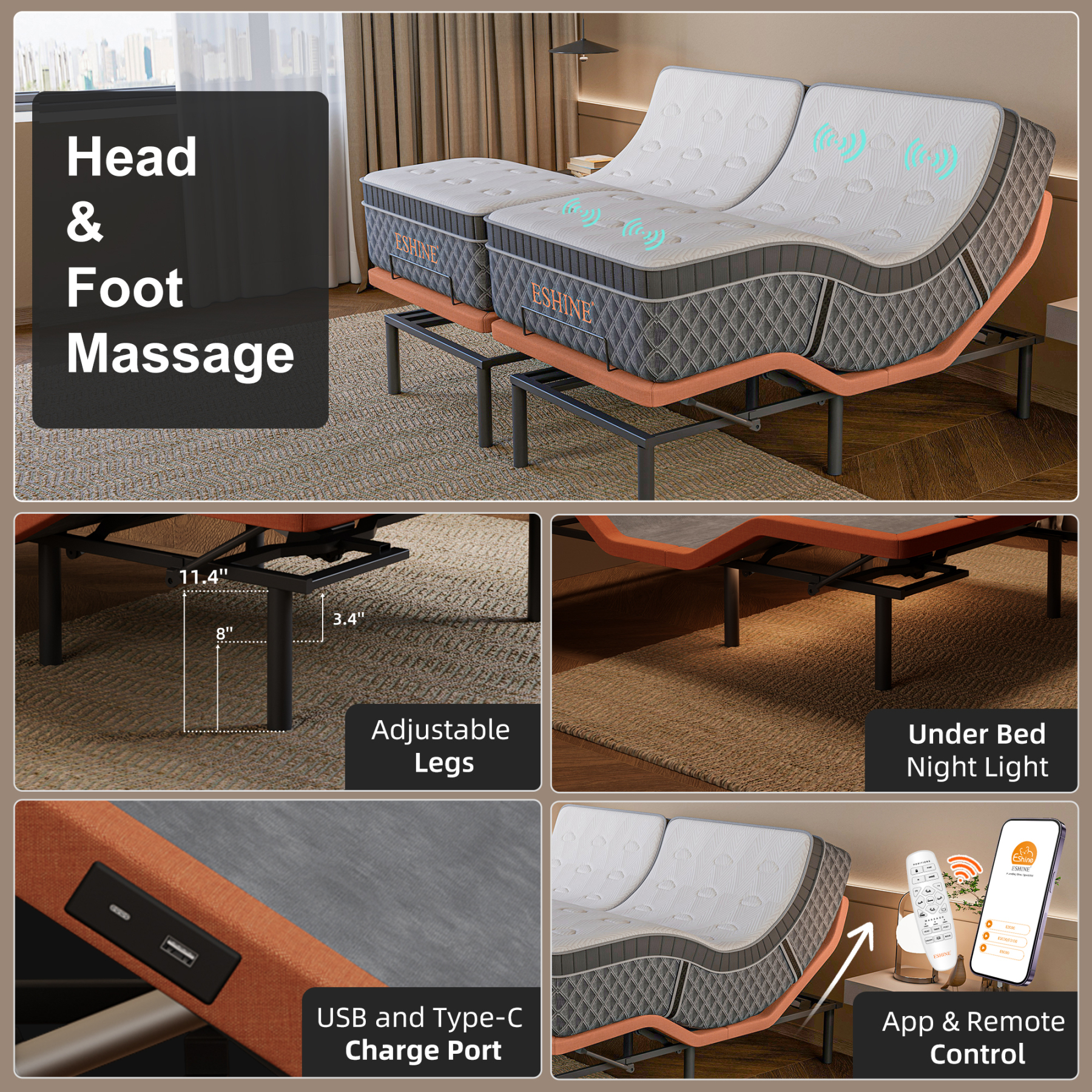 E5000 Arctic Series Hybrid Medium-Firm Bundle