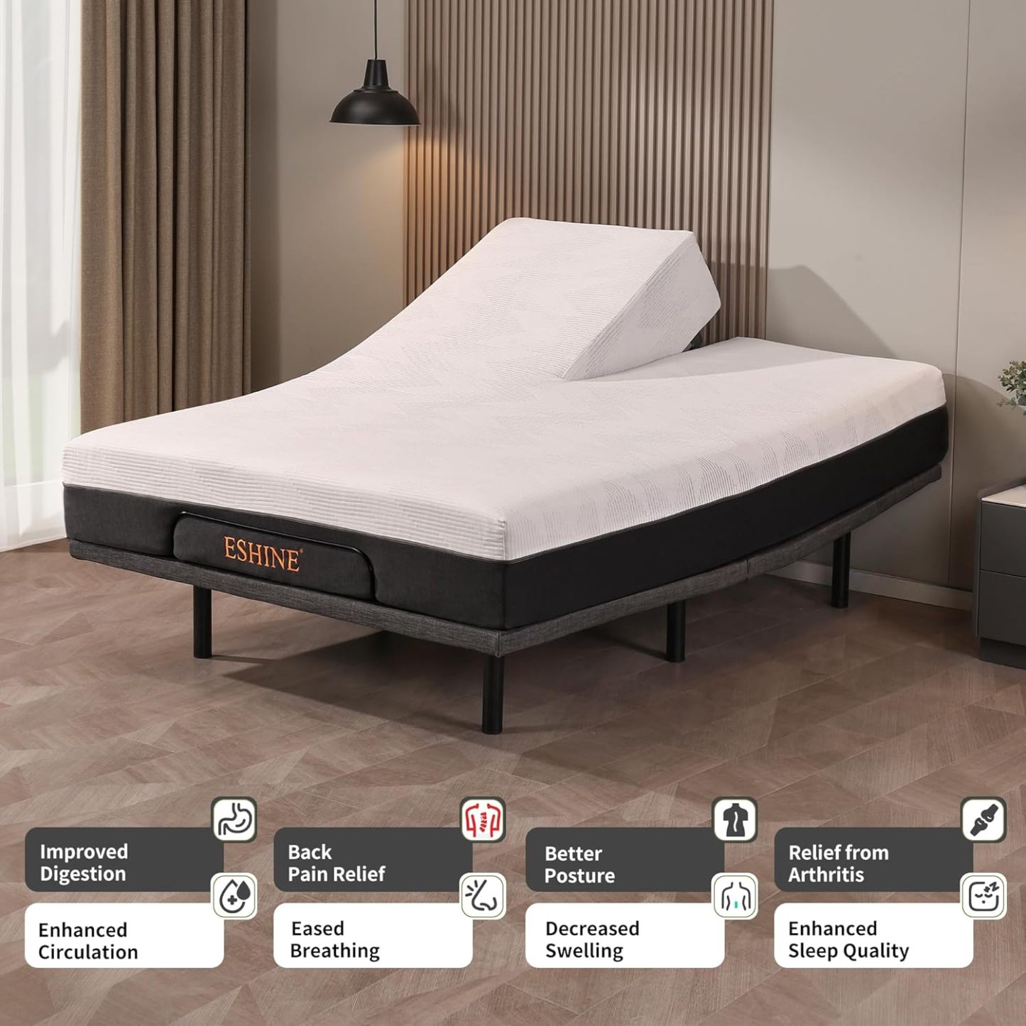 Split Queen Adjustable Bed Bundle