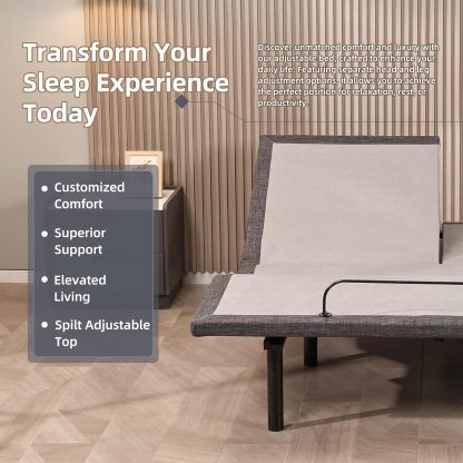 Split Queen Adjustable Bed Bundle 