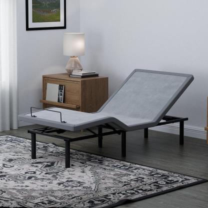 FlexSleep Pro Grey Series E3100, Massage Adjustable Bed Frame-eshinesleep