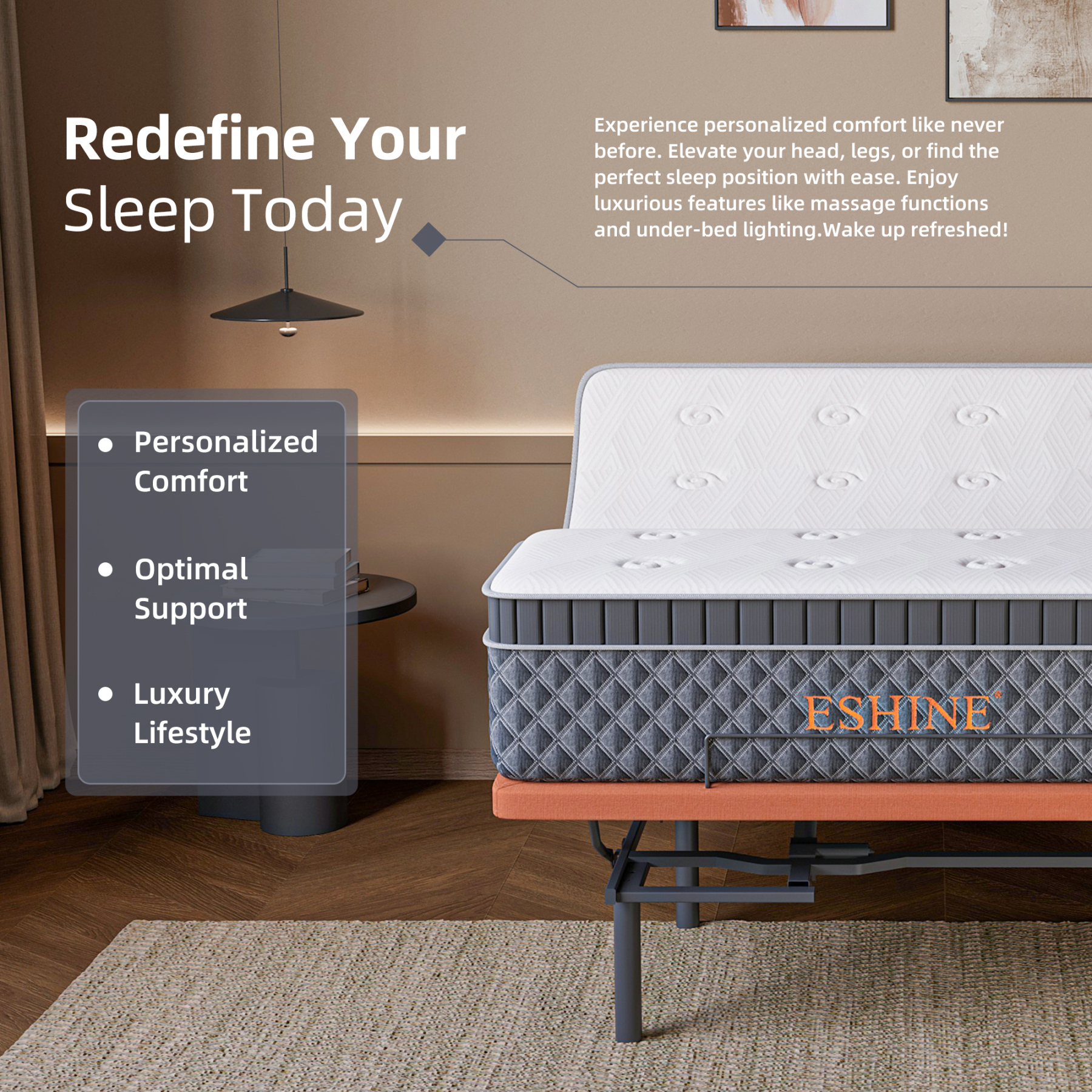 E5000 G Royal Series Hybrid Medium-Firm Bundle