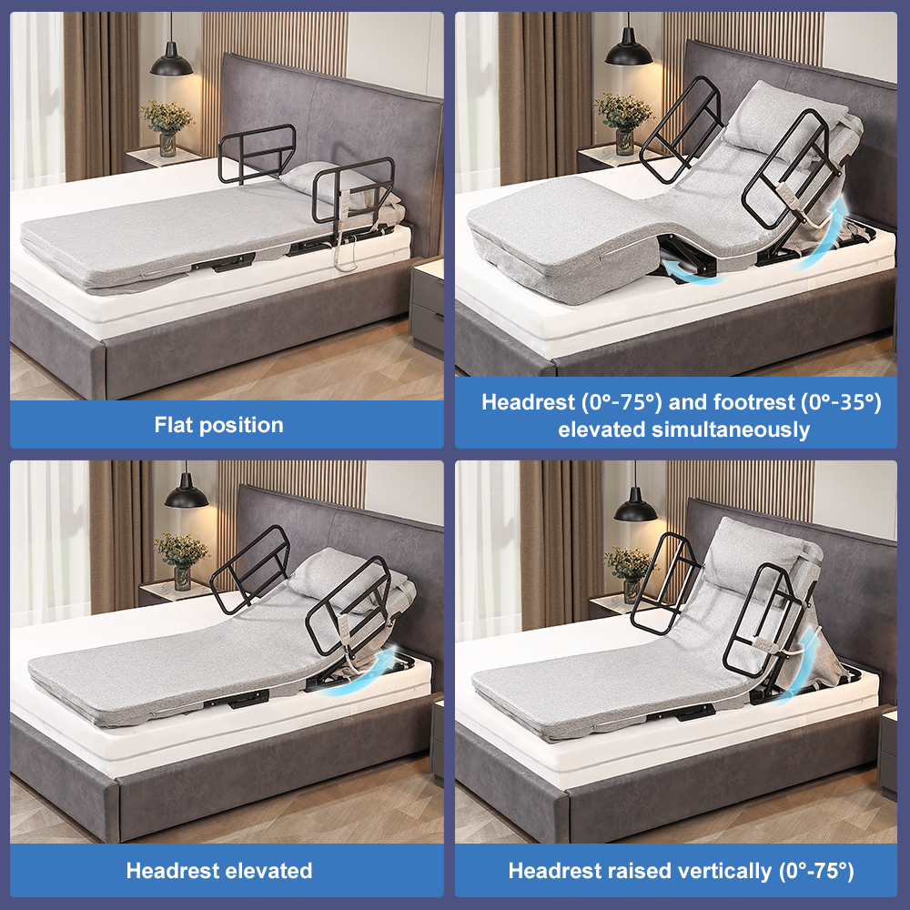 E740 Adjustable Bed with Backrest