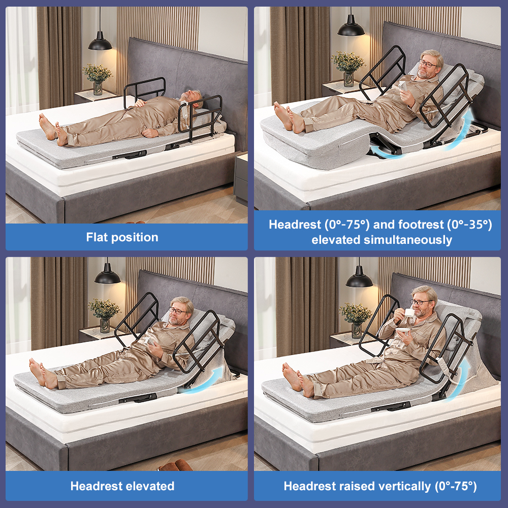 E740 Adjustable Bed with Backrest