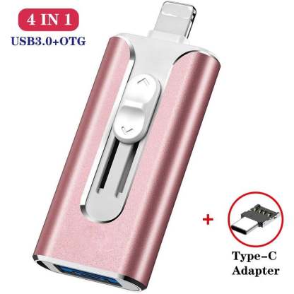 💥Flash Drive Intended for iPhone iPad, Memory Stick Storage for Photos and Videos Backup, Compatible with iPhone iPad Android PC, Plug and Play