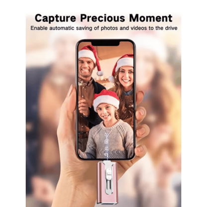 💥Flash Drive Intended for iPhone iPad, Memory Stick Storage for Photos and Videos Backup, Compatible with iPhone iPad Android PC, Plug and Play