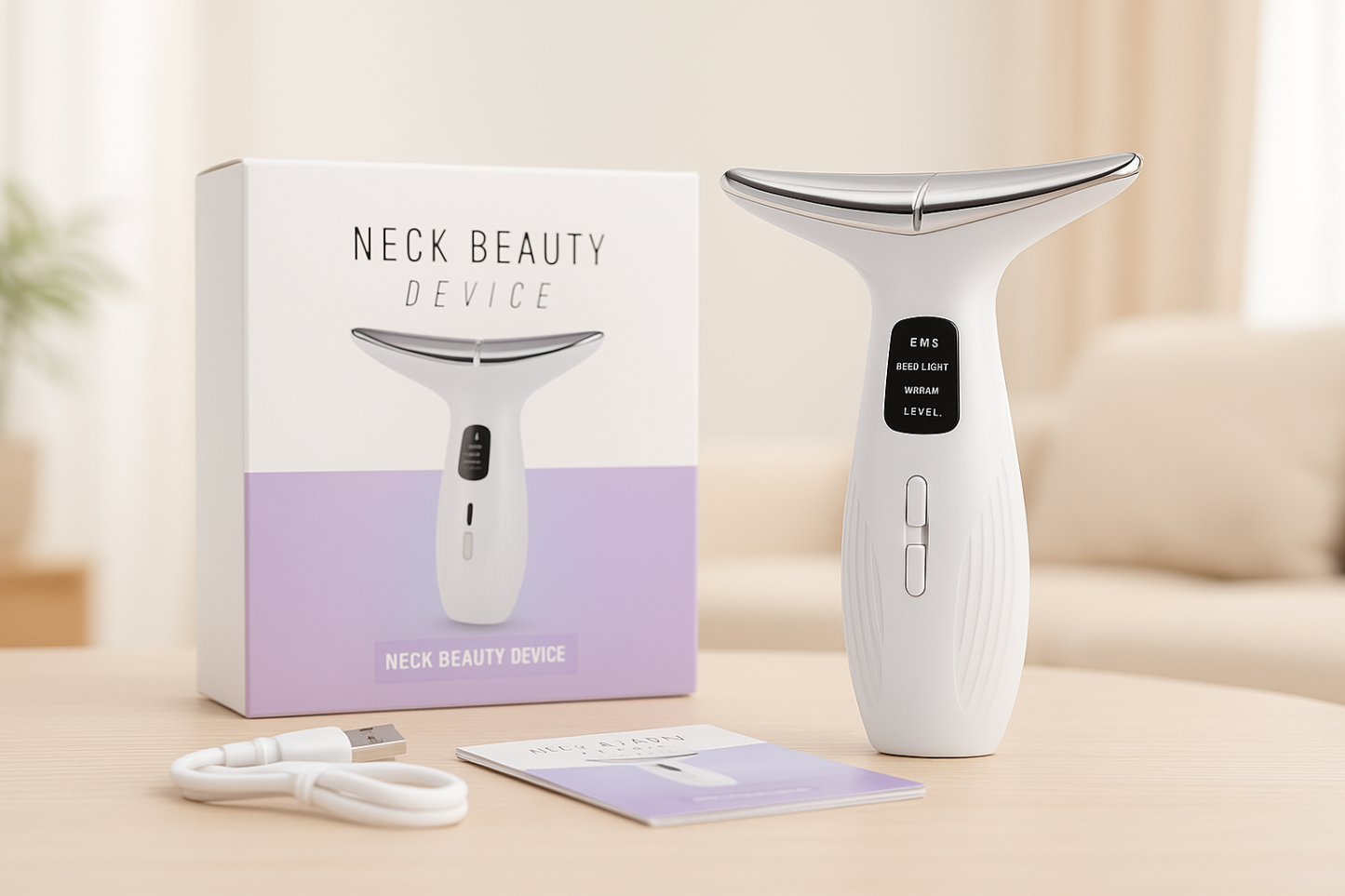 💖 Lepeaa™ 3-in-1 Neck & Face Lifting Wand – Sculpt, Smooth & Glow fro