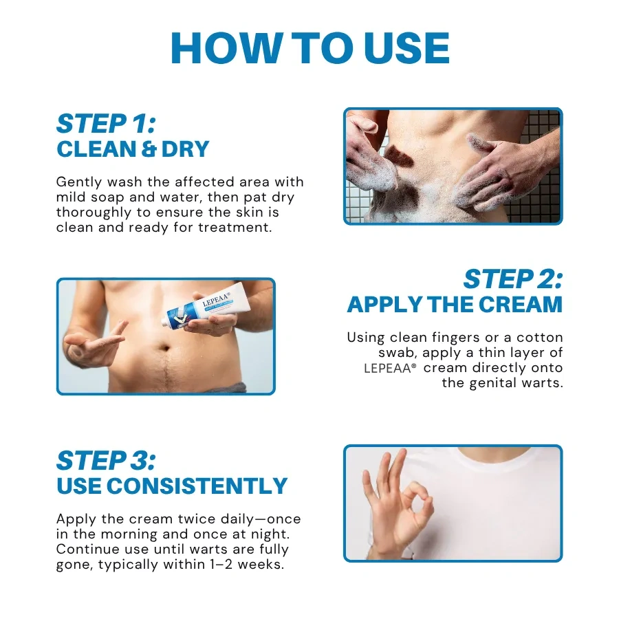LEPEAA® HPV Genital Warts Relief Cream