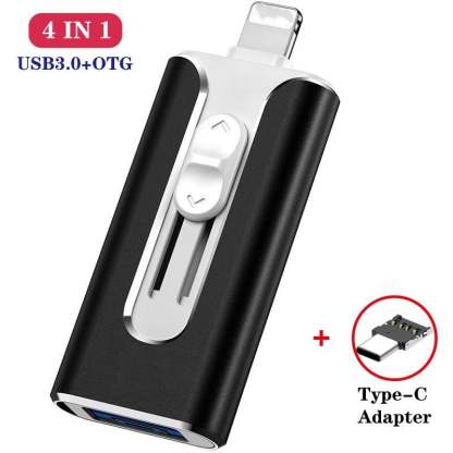💥Flash Drive Intended for iPhone iPad, Memory Stick Storage for Photos and Videos Backup, Compatible with iPhone iPad Android PC, Plug and Play