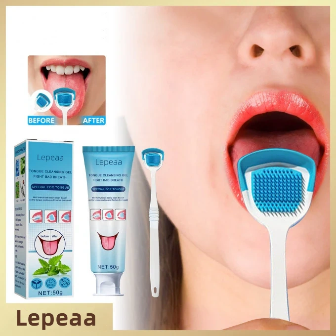 Lepeaa Tongue Cleansing Gel - Fights Bad Breath, Special for Tongue
