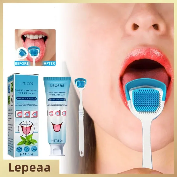 Lepeaa Tongue Cleansing Gel - Fights Bad Breath, Special for Tongue