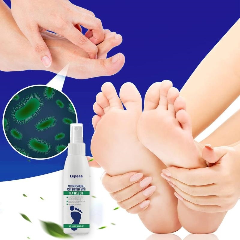 Lepeaa Antimicrobial Foot Sanitizer with Tea Tree Oil