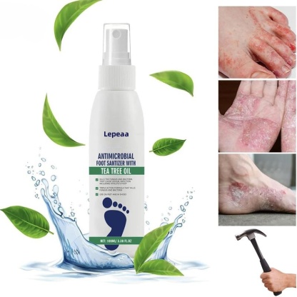 Lepeaa Antimicrobial Foot Sanitizer with Tea Tree Oil