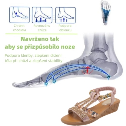 🔥Časově omezená akce--Nové dámské diamantové sandály Gabor