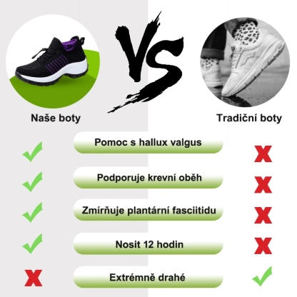 【🎁Časově omezená sleva】Orthofit™ – pohodlná ergonomická ortopedická obuv – úleva od bolesti