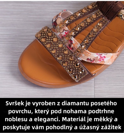 🔥Časově omezená akce--Nové dámské diamantové sandály Gabor