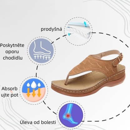 🔥 Časově omezený prodej – ROTHOE™ – Podpora klenby, úleva od bolesti, pohodlné ortopedické sandály