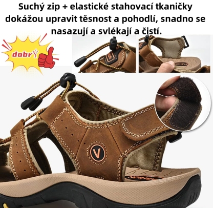 🔥Časově omezená nabídka - Italské kožené sandály odolné proti opotřebení a ohybu - Ergonomicky navržené - Zbavte se bolesti