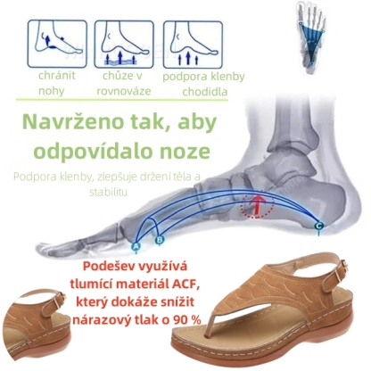 🔥 Časově omezený prodej – ROTHOE™ – Podpora klenby, úleva od bolesti, pohodlné ortopedické sandály
