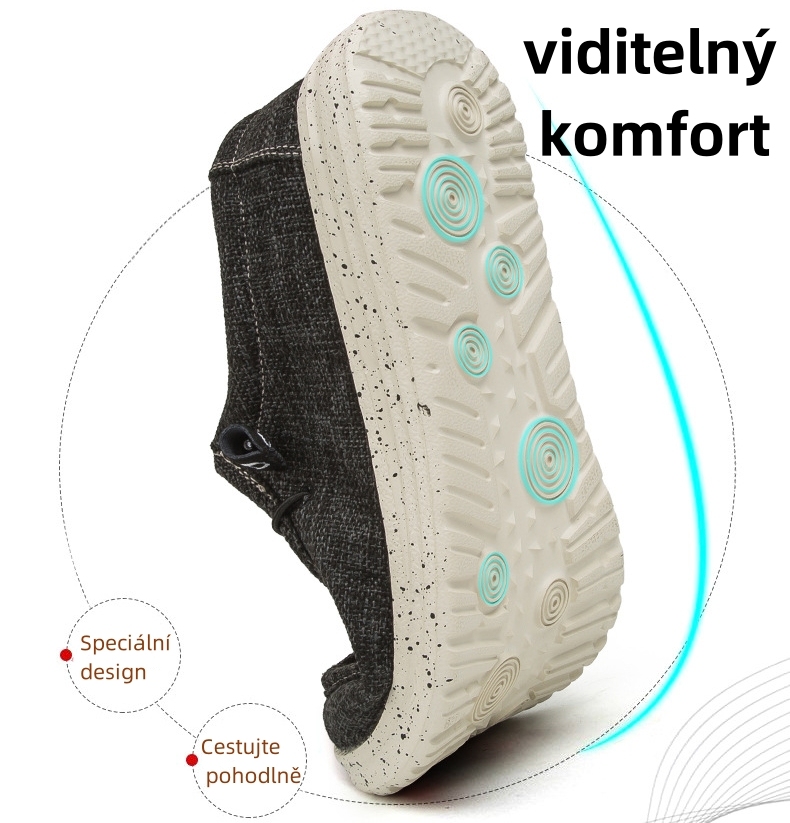 Měkké a pohodlné mokasíny Dude - (s podporou klenby)