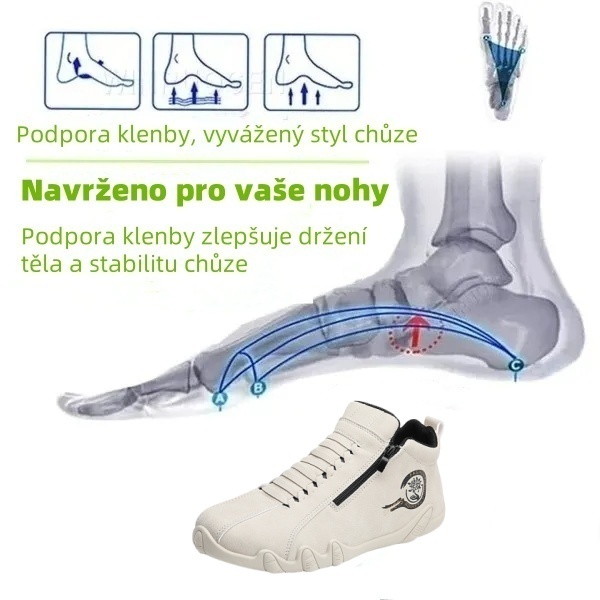 Časově omezená nabídka] Ergonomický design - stylová měkká a pohodlná kožená obuv (pohodlnější)