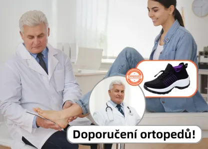 【🎁Časově omezená sleva】Orthofit™ – pohodlná ergonomická ortopedická obuv – úleva od bolesti