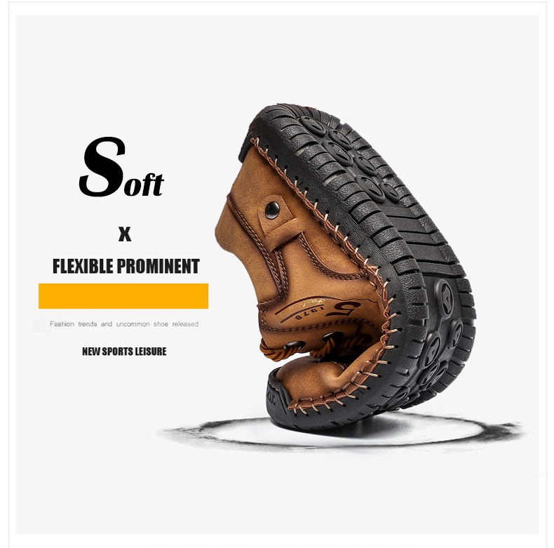 (🔥Dnes sleva 50 % – nenechte si to ujít) ⏰- Měkké a pohodlné italské ručně vyráběné kožené boty (podpora klenby usnadňuje chůzi)