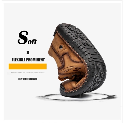 (🔥Dnes sleva 50 % – nenechte si to ujít) ⏰- Měkké a pohodlné italské ručně vyráběné kožené boty (podpora klenby usnadňuje chůzi)