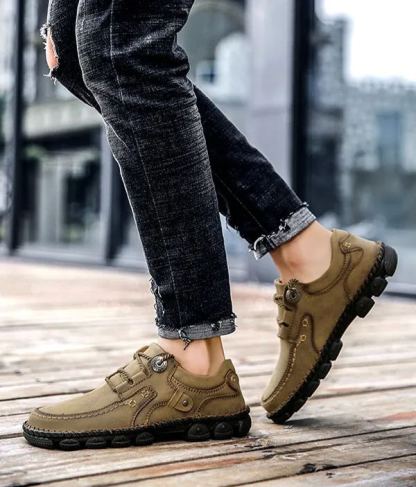 (🔥50% sleva dnes - nenechte si to ujít) ⏰- Měkké a pohodlné italské luxusní značkové ručně vyráběné kožené boty (podpora klenby usnadňuje chůzi)