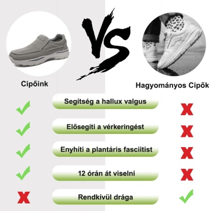 【🔥50% kedvezménnyel az egész oldalon - csak ma】 Ergonomikus kialakítású ortopéd cipő - könnyen megszabadulhat a lábfájdalmaktól👞
