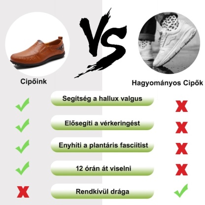 【🎁50% kedvezmény ma - ne hagyd ki】 Ergonomikus kialakítású ortopéd cipő - kiváló minőségű bőr + kézzel varrott 👞