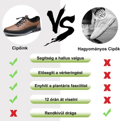 【🎁50% kedvezmény ma - ne hagyd ki】 Ergonomikus kialakítású ortopéd cipő - kiváló minőségű bőr + kézzel varrott 👞