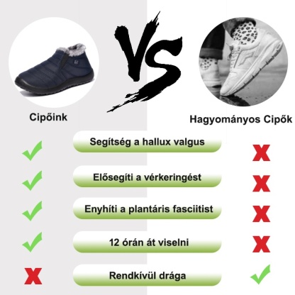 【🎁50% kedvezménnyel ma - ne hagyd ki】Ergonomikus kialakítású ortopéd cipő - enyhíti a fájdalmat és megszabadul a hidegtől👞
