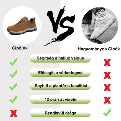 [🔥Ma féláron - ne hagyd ki] Ergonomikus kialakítású ortopéd cipő - ívtartó kialakítás 👞Könnyen megszabadulhatsz a lábfájdalmaktól