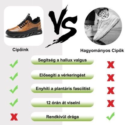 【🎁50% kedvezménnyel ma - ne hagyd ki】Ergonómikus kialakítású ortopéd cipő - ívtartó kialakítás👞Megszabadul a járási kényelmetlenségtől