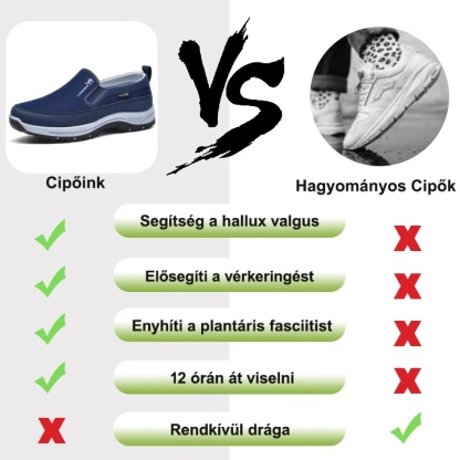 【🎁Ma féláron - ne hagyja ki】Ergonómiai szempontok szerint tervezett ortopéd cipők - hatékonyan védik a láb egészségét✅