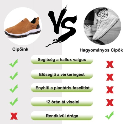 【🎁50% kedvezménnyel az egész oldalon - csak ma】 Ergonomikus kialakítású ortopéd cipő - három nap alatt megszabadul a lábfájástól👞