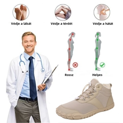 【🔥50% kedvezmény ma - ne hagyd ki】Ergonomikus kialakítású ortopéd cipő - fájdalomcsillapítás + plüss melegség 👞