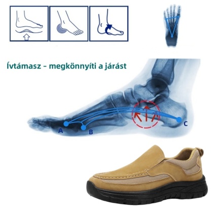 【🎁50% kedvezménnyel ma - ne hagyd ki】Ergonómikus kialakítású ortopéd cipő - ívtartó kialakítás👞Megszabadul a járási kényelmetlenségtől