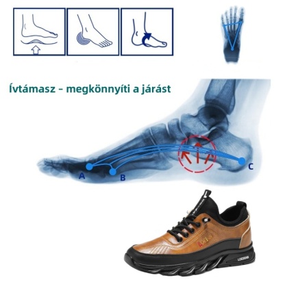 【🎁50% kedvezménnyel ma - ne hagyd ki】Ergonómikus kialakítású ortopéd cipő - ívtartó kialakítás👞Megszabadul a járási kényelmetlenségtől