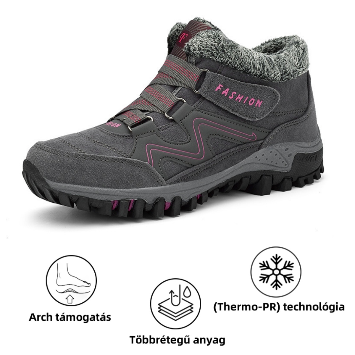 【🔥50% kedvezmény ma - ne hagyd ki】Ergonomikus kialakítású ortopéd cipő - fájdalomcsillapítás + plüss melegség 👞