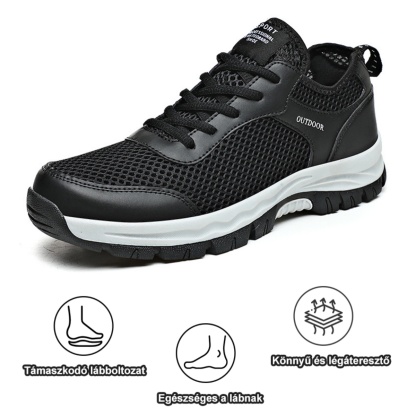 【🎁50% kedvezmény ma - ne hagyd ki】 Ergonomikus kialakítású ortopéd cipő - enyhíti az ízületi fájdalmakat 👞 Csökkenti a járási nyomást