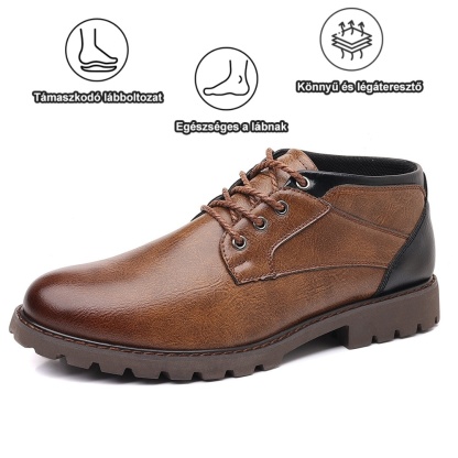 【🎁50% kedvezmény ma - ne hagyd ki】 Ergonomikus kialakítású ortopéd cipő - kiváló minőségű bőr + kézzel varrott 👞