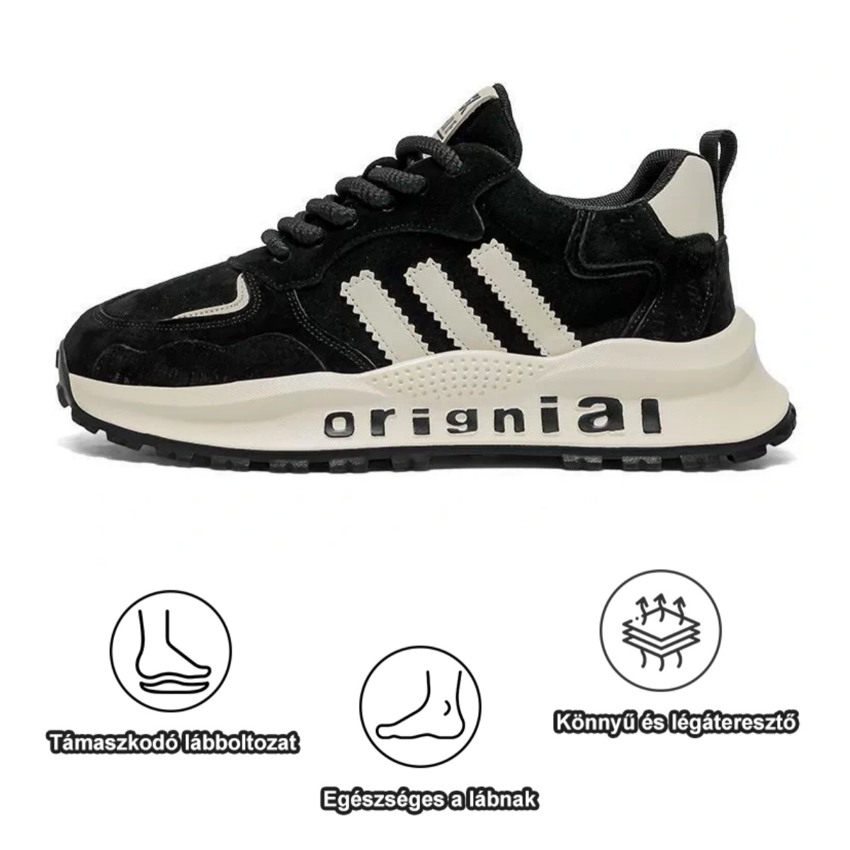 [🔥Ma féláron - ne hagyd ki] Ergonomikus kialakítású ortopéd cipő - ívtartó kialakítás 👞Könnyen megszabadulhatsz a lábfájdalmaktól