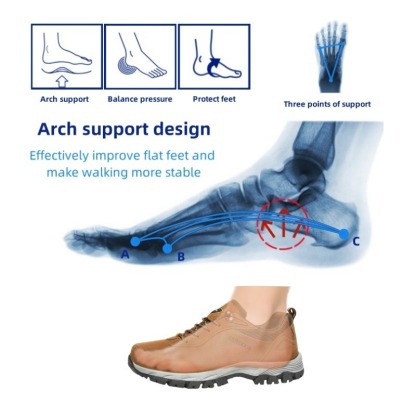 【🔥50% kedvezmény ma - ne hagyd ki】 Ergonomikus kialakítású ortopéd cipő - prémium velúr + íntalp👞