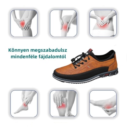 【🎁50% kedvezmény ma - ne hagyd ki】 Ergonomikus kialakítású ortopéd cipő - kiváló minőségű bőr + kézzel varrott 👞