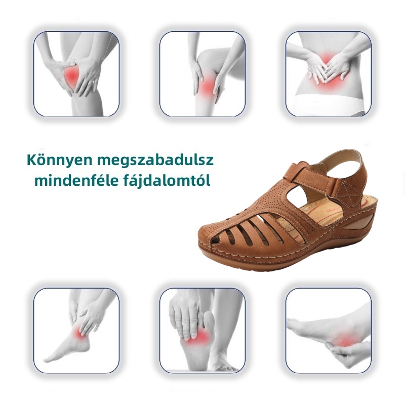 🎁 Időkorlátos kedvezmény 50% - Nyári ortopéd szandál ívtámasszal, ✅ Fájdalomcsillapítás - Ergonomikus kialakítás